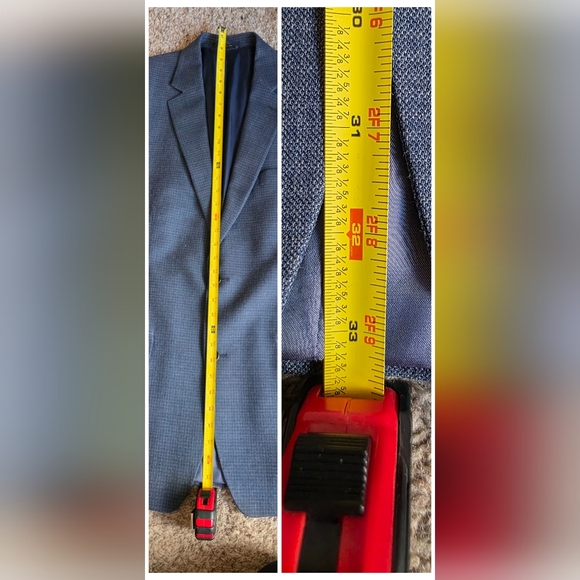 Michael Kors Deep Navy Textured Two-Button Sport Coat 42L NEW - Picture 15 of 16